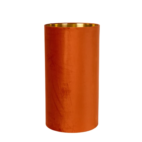 Lucide ESTERAD - Lamp shade - Orange - turned on 3