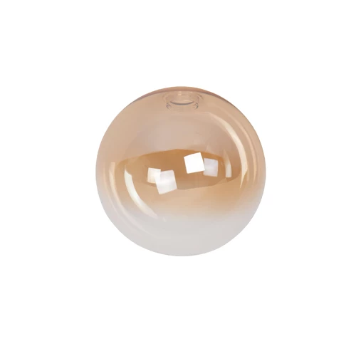Lucide GISELA Ø 23cm - Glas - Amber - eingeschaltet 3