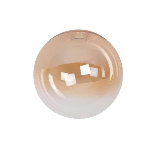 Lucide GISELA Ø 30cm - Glas - Amber - eingeschaltet