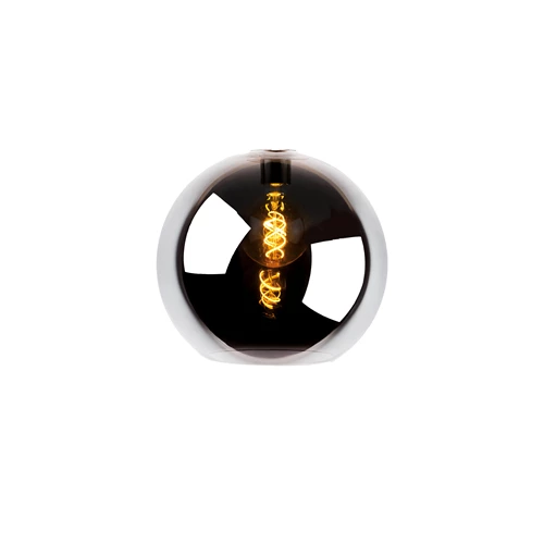 Lucide JULIUS - Glas - Ø 28 cm - Fumé - aangezet 8
