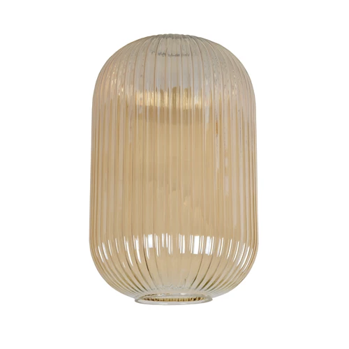 Lucide MALOTO - Glas - Ø 20 cm - Amber - aangezet 1