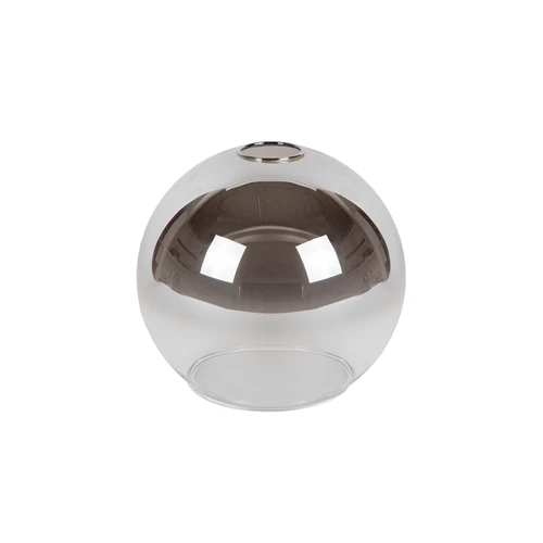 Lucide MARIUS - Glas - Ø 20 cm - Fumé - aangezet