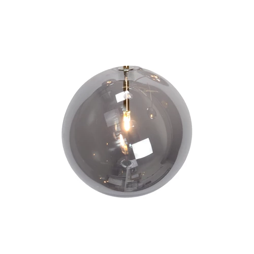 Lucide ALARA - Verrerie - Ø 20 cm - Fumé - allumé 5