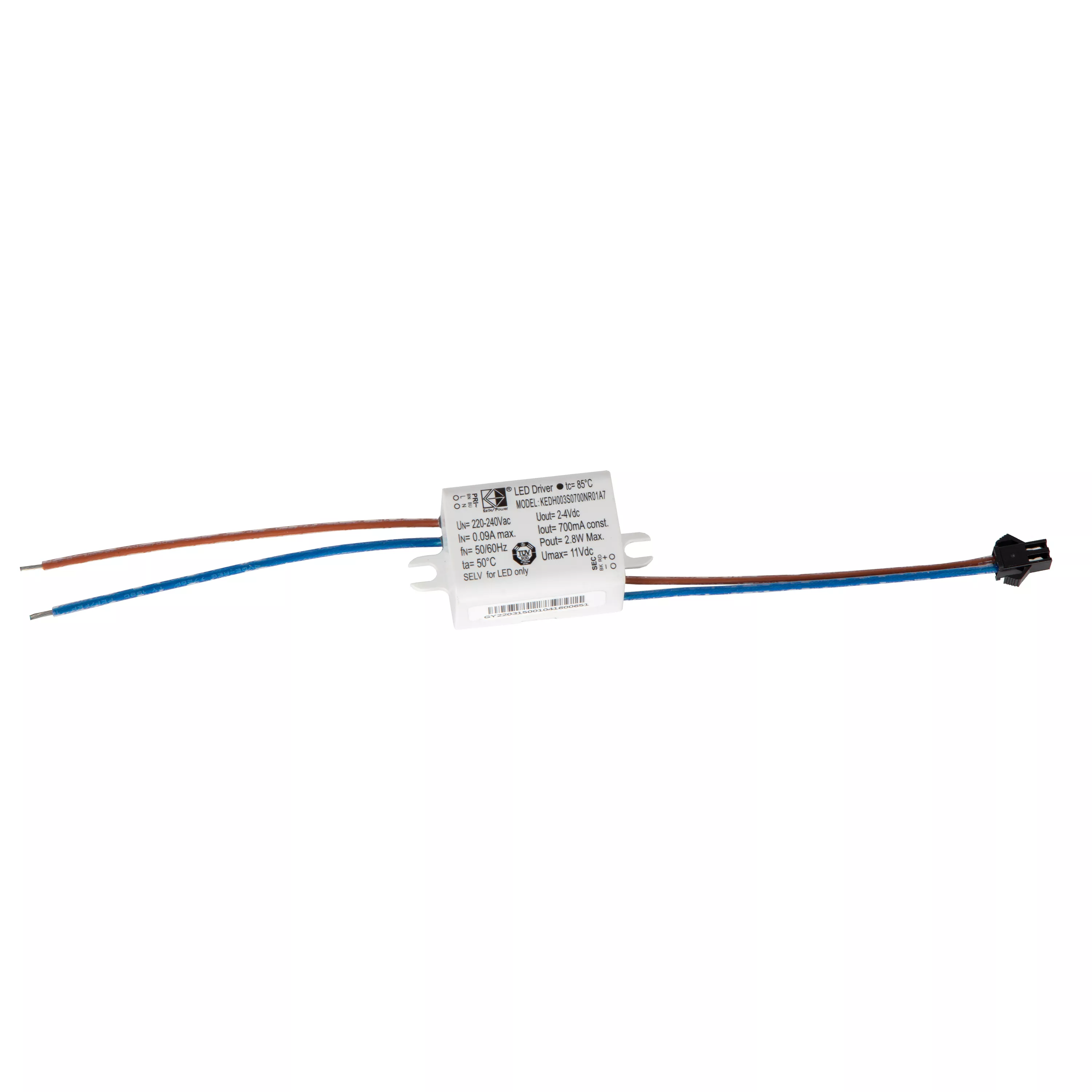 Lucide FOSKAL Driver - Controlador - 7 Watt