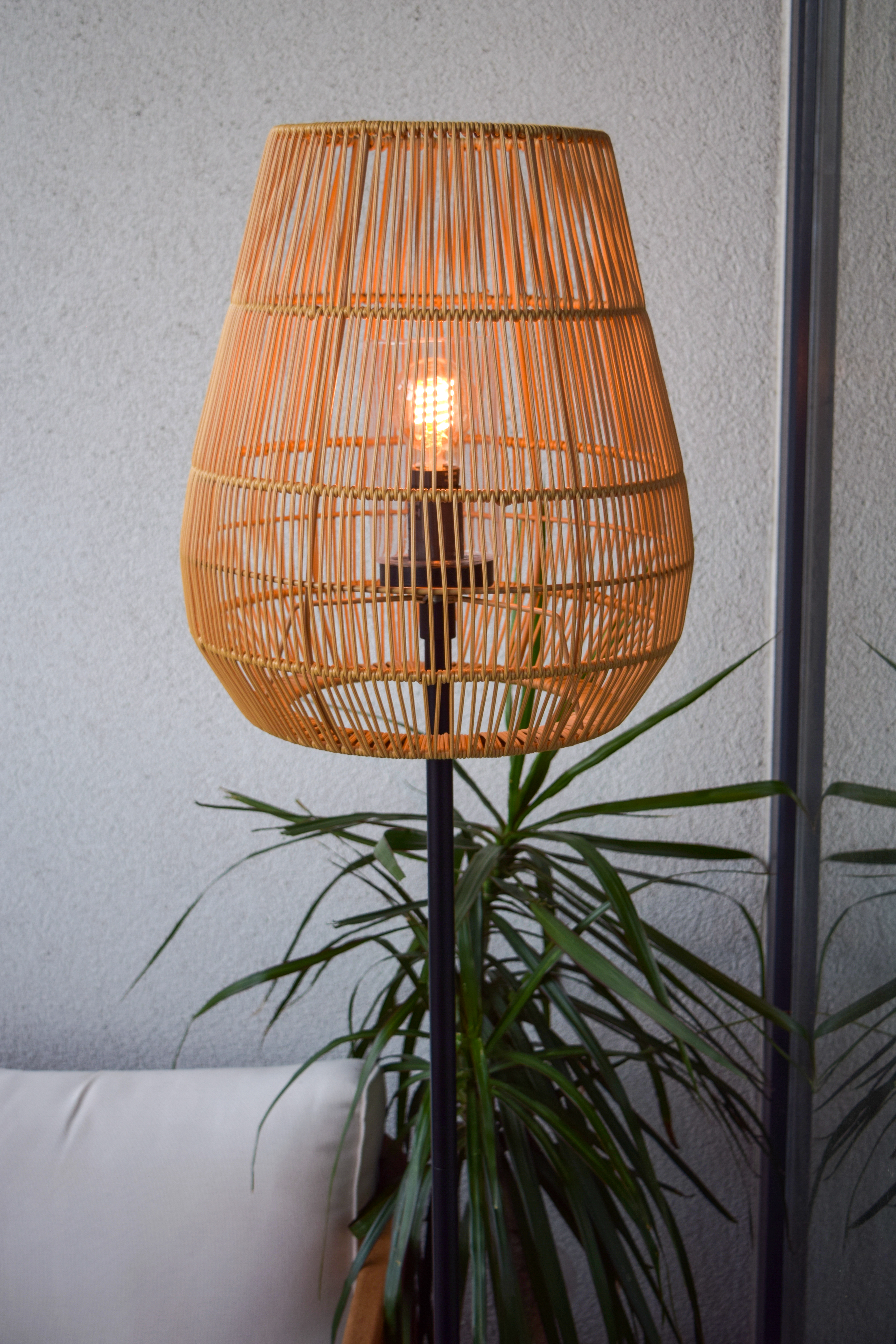LED opbouw vloerlamp Bunda, 4-vlam, zwart voor buiten, berijdbaar, warm wit, set van 8