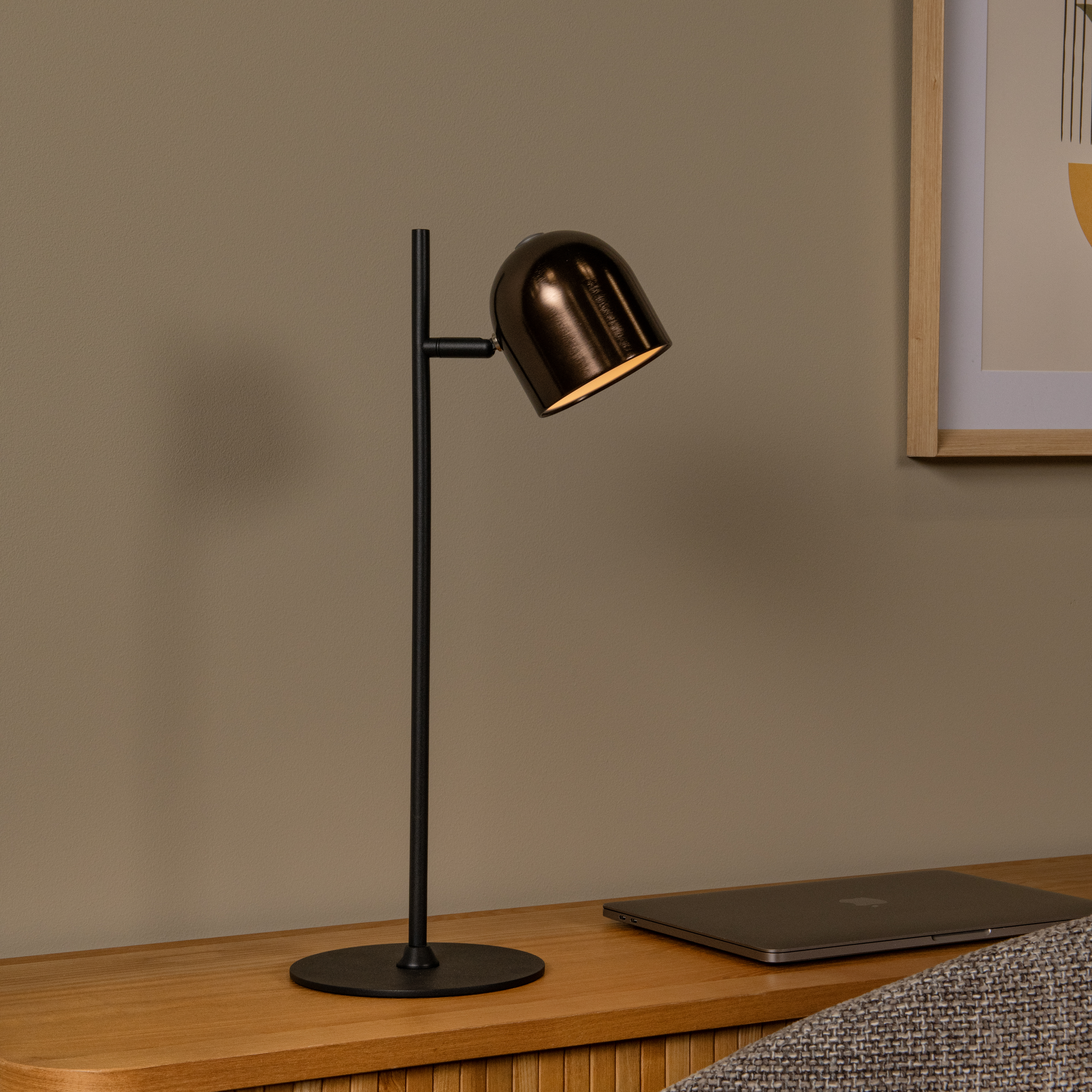 Lucande Table Lamp Evory (Florentine) In Black Made Of Metal For E.g. Living Room & Dining (2 Light Sources, G9) From Desk Lamps - View #2