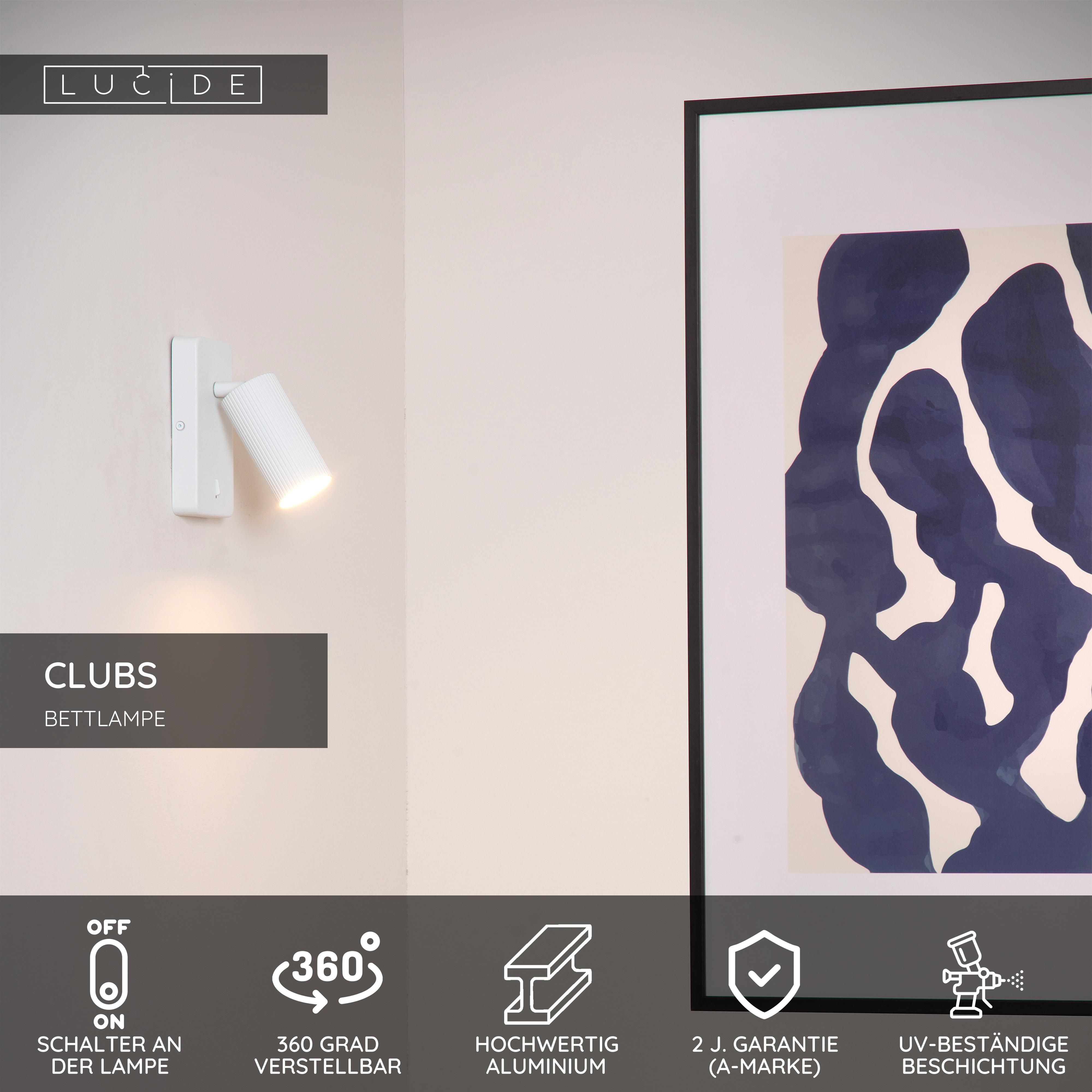 Lucide Vloerlamp Clubs Zwart - 2 x GU10 - 140 cm hoog