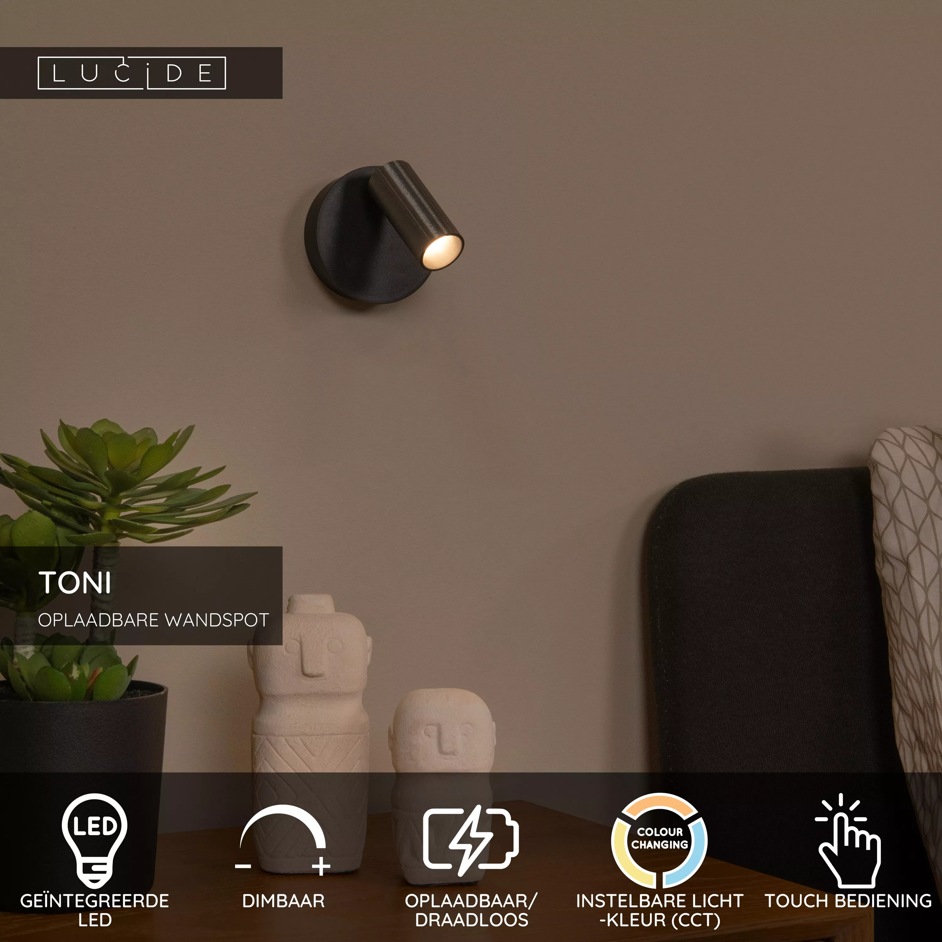 REV Klemlamp - klemlamp met accu, led-wandlamp binnen 150 lm, dimbaar, 360° rekbaar - ideaal voor hal, slaap- en woonkamer, wit REV Klemlamp - klemlamp met accu, led-wandlamp binnen 150 lm, dimbaar, 360° rekbaar - ideaal voor hal, slaap- en woonkamer, wit