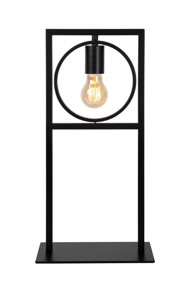 Lucide SUUS - Table lamp - 1xE27 - Black - turned on