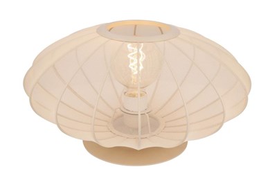 Lucide CORINA - Tischlampe - Ø 40 cm - 1xE27 - Beige