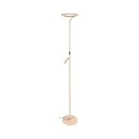 Lucide CELESTE - Lampadaire - Ø 28 cm - LED Dim. - 2700K - Taupe | Essential allumé 1