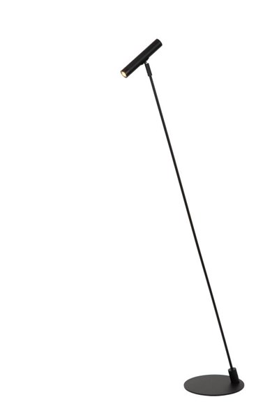 Lucide ALEC - Lámpara de suelo - LED - G9 - 1x3W 2700K - Incluye anillos intercambiables - Negro