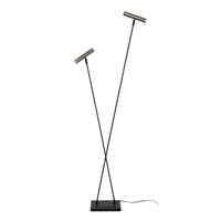 Lucide DUARTE - Floor lamp - 2xG9 - Grey iron | Vibes turned on 5