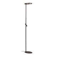 Lucide ORTOLAN - Lampadaire - LED Dim. - CCT - 2700K/4000K - Noir | Essential allumé