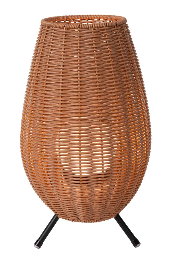 Lucide COLIN IP44 - Lámpara de mesa Recargable Dentro/Fuera - Batería/acumulador - LED 3 StepDim - 1x3W 3000K - IP44 - Natural - encendido 2