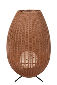 Lucide COLIN IP44 - Oplaadbare Vloerlamp Binnen/Buiten - Accu/Batterij - LED 3 StepDim - 1x3W 3000K - IP44 - Naturel aangezet 2
