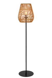 Lucide NERIDA - Lámpara de suelo Dentro/Fuera - Ø 35 cm - 1xE27 - IP44 - Natural encendido 2