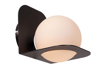Lucide DAVY - Wandleuchte Badezimmer - 1xG9 - IP44 - Schwarz