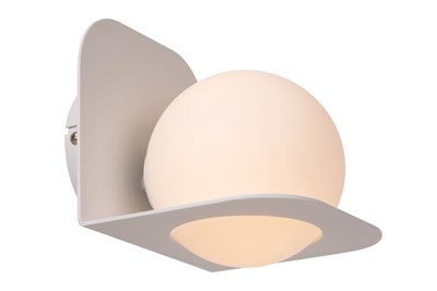 Lucide DAVY - Wandleuchte Badezimmer - 1xG9 - IP44 - Weiß