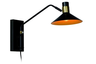 Lucide PEPIJN - Applique murale - 1xE14 - Noir