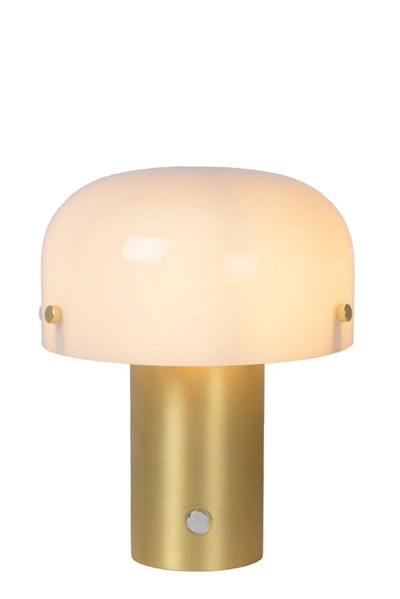 Lucide TIMON - Table lamp - 1xE14 - Matt Gold / Brass