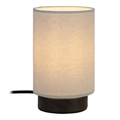 Lucide ALBANE - Tischlampe - Ø 12 cm - 1xE14 - Holzoptik - Essential