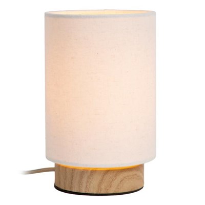 Lucide ALBANE - Tischlampe - Ø 12 cm - 1xE14 - Helles Holz - Essential
