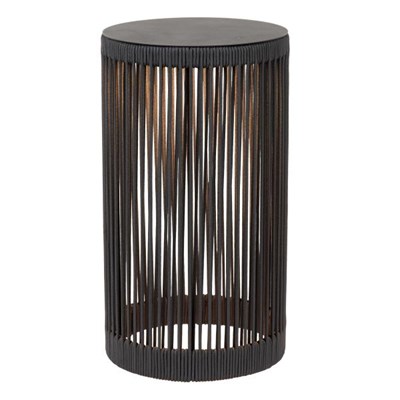 Lucide PINGI - Oplaadbare Vloerlamp Binnen/Buiten - Accu/Batterij - Ø 33,5 cm - LED 3 StepDim - 1x3W 3000K - IP44 - Zwart