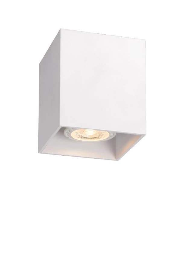 Lucide BODI - Ceiling spotlight - 1xGU10 - White - turned on 1