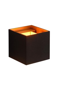 Lucide XIO - Wandleuchte - LED Dim. - G9 - 1x4W 2700K - Einstellbarer Abstrahlwinkel - Schwarz eingeschaltet
