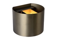 Lucide XIO - Lámpara de pared - LED Regul. - G9 - 1x3,5W 2700K - Ángulo de haz ajustable - Marrón óxido encendido 7