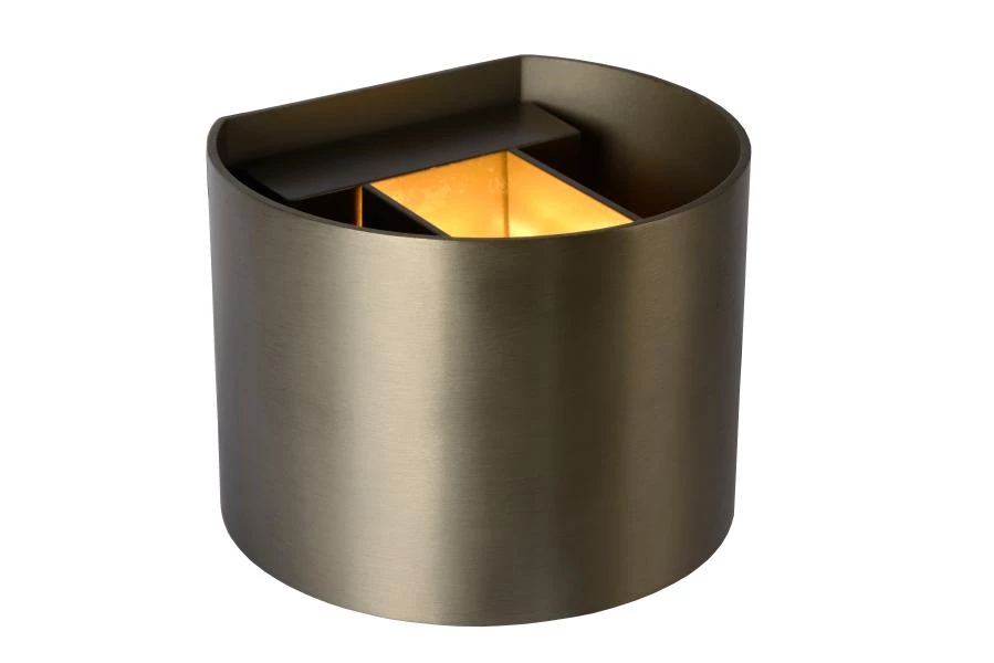 Lucide XIO - Wall light - LED Dim. - G9 - 1x3,5W 2700K - Adjustable beam angle - Rust Brown - turned on 7