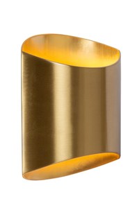 Lucide DILETTA - Lámpara de pared - 1xG9 - Oro mate / Latón encendido 2