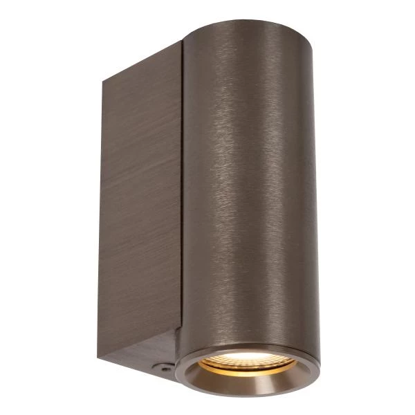 Lucide DUPLA - Foco de pared / Lámpara de pared - 1xGU10 (MR11) - Marrón óxido - encendido 7