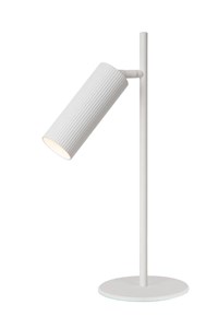 Lucide CLUBS - Schreibtischlampe - 1xGU10 - Weiß eingeschaltet 1