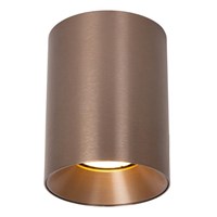 Lucide GERTI - Deckenstrahler - Ø 8 cm - 1xGU10 - Kaffee - Essential eingeschaltet 7