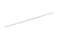 Lucide TRACK Cache/couvercle - Système de rail monophasé / Éclairage sur rail - 2 mètre - Blanc (Extension) allumé 1