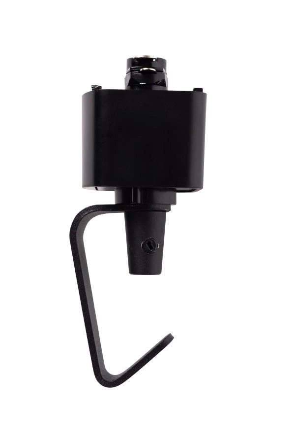 Lucide TRACK Pendant adapter - 1-circuit Track lighting system - Black (Extension) - turned on