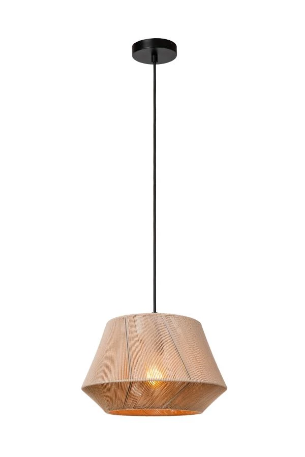 Lucide JESSICA - Hanglamp - 1xE27 - Grijs - aangezet 6