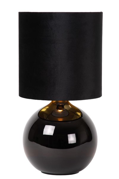 Lucide ESTERAD - Tischlampe - Ø 24 cm - 1xE14 - Schwarz