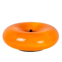 Lucide SENTINO - Lampe de table - Ø 29,5 cm - 3xG9 - Orange allumé 3