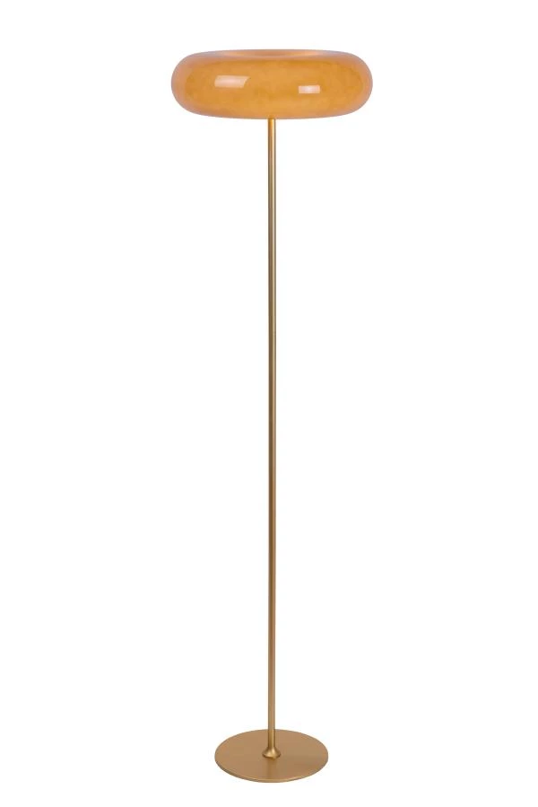 Lucide SENTINO - Lampadaire - Ø 40 cm - 3xG9 - Taupe - allumé 1