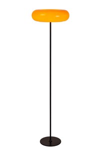 Lucide SENTINO - Lampadaire - Ø 40 cm - 3xG9 - Orange allumé 3