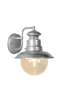 Lucide FIGO - Wandlamp Binnen/Buiten - Ø 21,5 cm - 1xE27 - IP44 - Zink aangezet 6