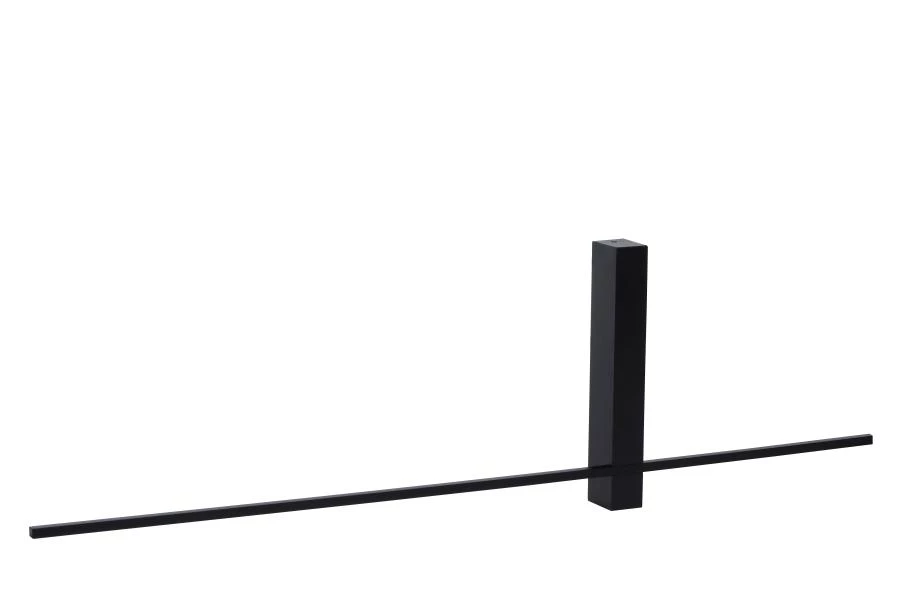 Lucide SEGIN - Wall light - LED - 1x6W 2700K - Black - turned on