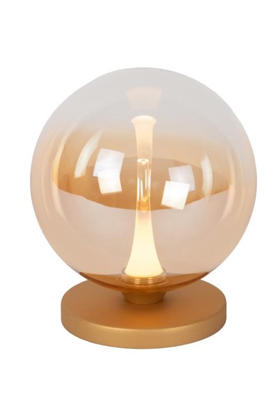 Lucide Premium GISELA - Table lamp - Ø 16 cm - LED Dim. - 1x5W 2700K - Amber