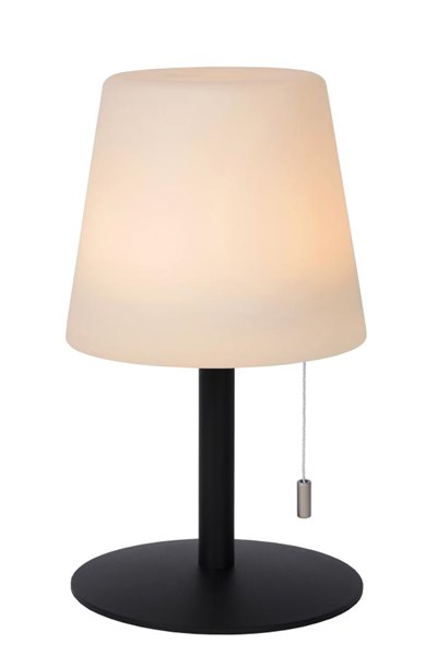 Lucide RIO - Lampe de table Rechargeable Intérieur/Extérieur - Batterie/Piles - Ø 15,5 cm - LED Dim. - 1x1,8W 3000K - IP44 - Rvb - Multicolor