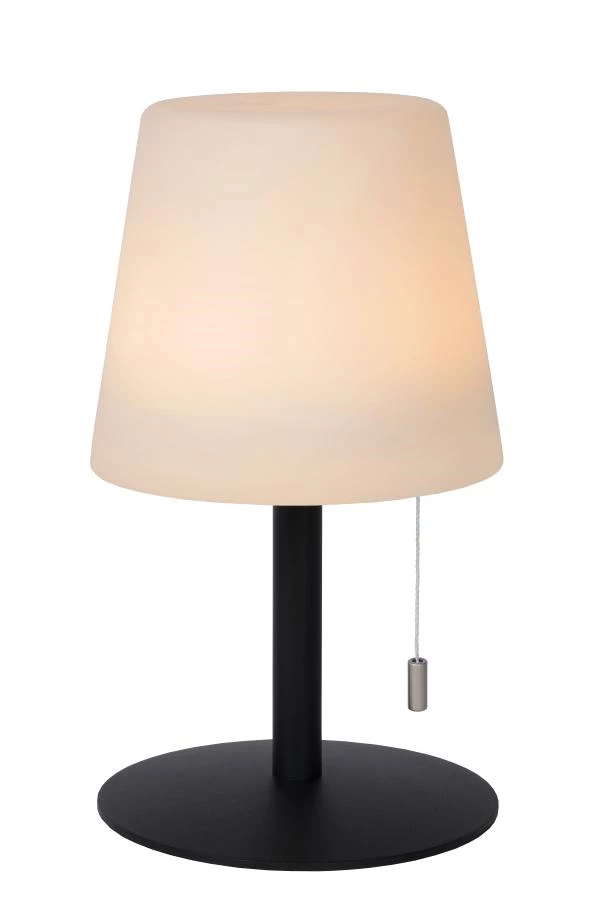 Lucide RIO - Lámpara de mesa Recargable Dentro/Fuera - Batería/acumulador - Ø 15,5 cm - LED Regul. - 1x1,8W 3000K - IP44 - RGB - Multicolor - encendido 9