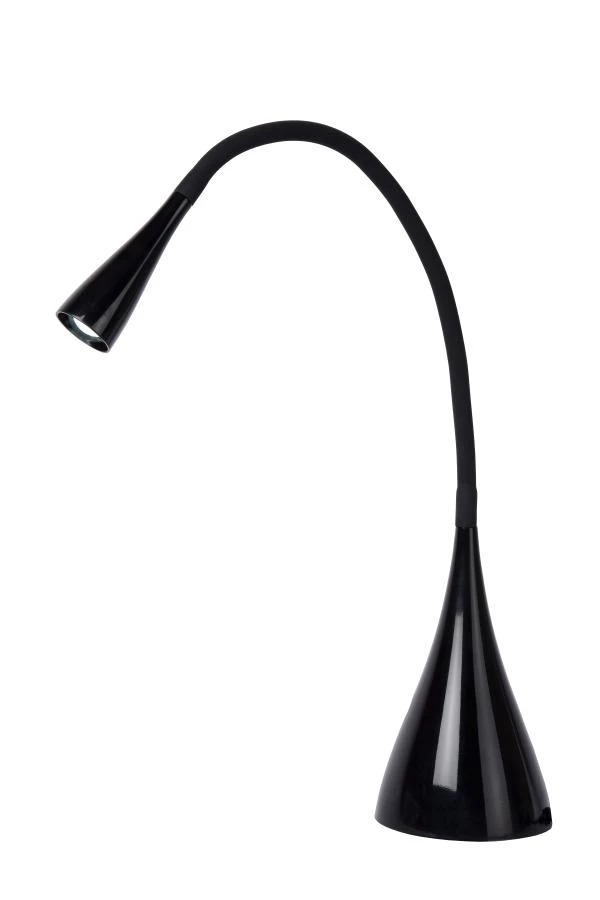 Lucide ZOZY - Schreibtischlampe - LED Dim. - 1x4W 3000K - Schwarz - eingeschaltet