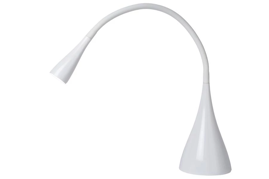 Lucide ZOZY - Desk lamp - LED Dim. - 1x4W 3000K - White - turned on 1